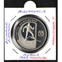 BIELORUSSIA 1 Rublo Argento Prooflike 1997 KM# 34 In Occasione dei Giochi Olimpici Invernali Biathlon